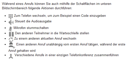 Telefon Einstellungen